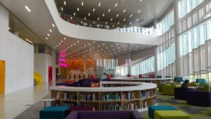 Hunt Library, NC State University, Lounge